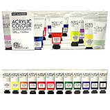 Художні акрилові фарби Art Rangers у тубах 12 кольорів по 22ml, фото 9