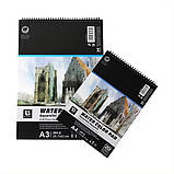 Альбом для акварелі Art Nation Water Color Pad формат А3 на спіралі 200г/м2, фото 4