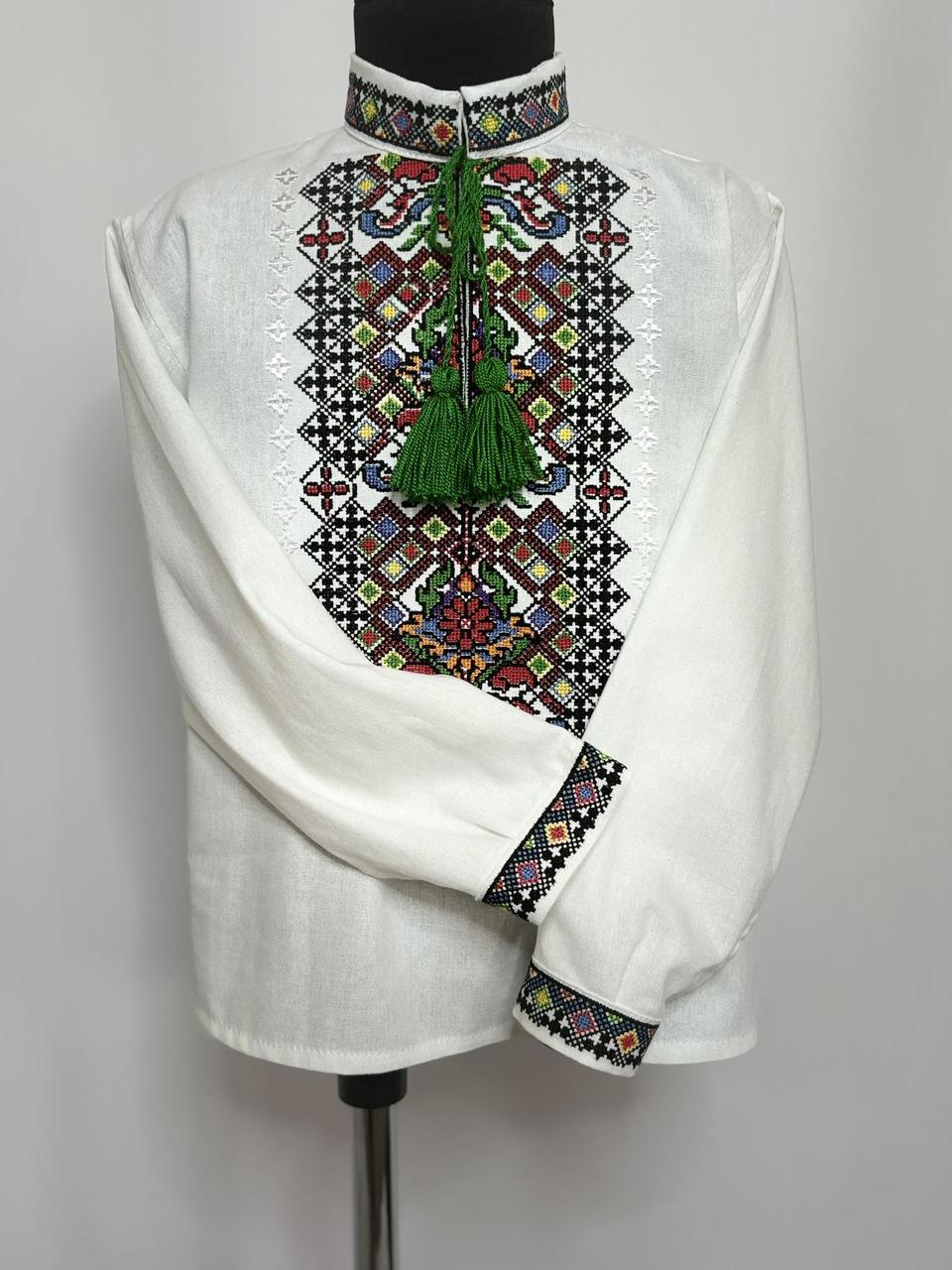 Вишиванка для хлопчиків (домоткане полотно), Франт