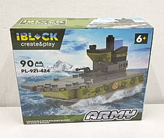 Конструктор Штурмовий десантний катер ЗСУ, військова техніка, IBLOCK (PL-921-424-3)