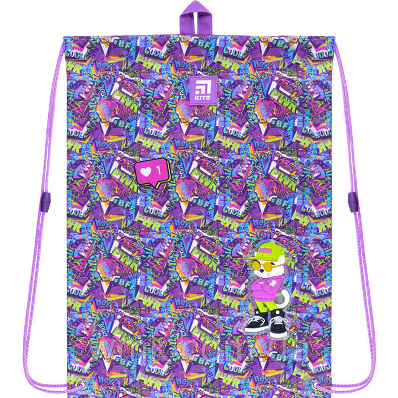 Сумка для взуття KITE К22 600М 11 Chilling Cat (61769)