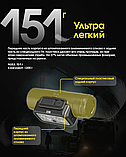 Налобний ліхтар NITECORE NU53 (1800LM, 6000 mAh, USB-C, Три джерела світла, Датчик наближення, Індикація), фото 3