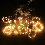 Гірлянда-штора USB 3х3 м 300 LED 8 режимів з пультом світлодіодна на вікно Теплий Білий (60636), фото 8