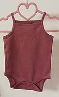 Дитяча боді майка на тонких лямочках для дівчинки