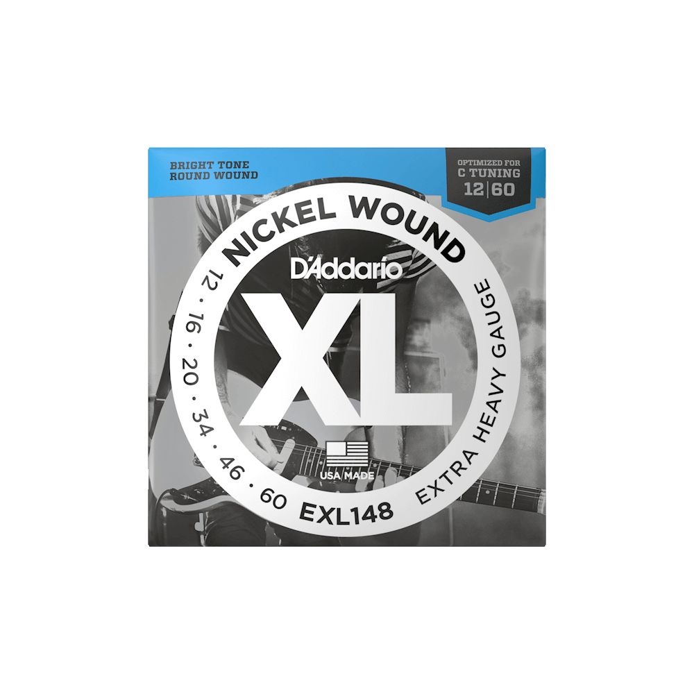 Струни D'addario EXL148 XL Nickel Wound Extra Heavy (12-60), фото 1