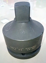 Перехідник ударний з 1-1/2" (вн.кв.) на 1" (зовн.кв.) для головок TOPTUL KACA4832, фото 4
