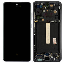 Дисплей Samsung G990 Galaxy S21 FE 5G із сенсором та рамкою, чорний, OLED | модуль