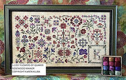 Схема для вишивки від Rosewood Manor Flowers Of Quaker RMS1357