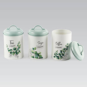 Набір для спецій з 3-х ємностей "Евкаліпт" Maestro MR-1773-3CS — MegaLavka