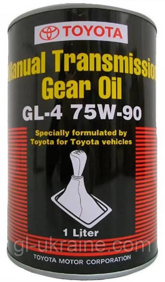 Трансмісійна олива Toyota "Manual Transmission Gear Oil 75W-90 GL-4", 1л (0888581896)