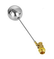 Поплавковий клапан LCAUTOMATA Ø 3/4" дюйм з нержавіючої сталі AISI 304 для місткостей та баків