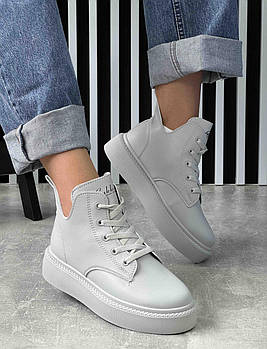 Черевики жіночі демісезонні 8 пар у ящику сірого кольору 36-41