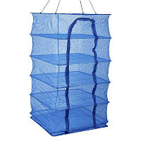 Сітка для сушіння риби та фруктів Синій 50х50х100 см 6 полиць (SH7712102)