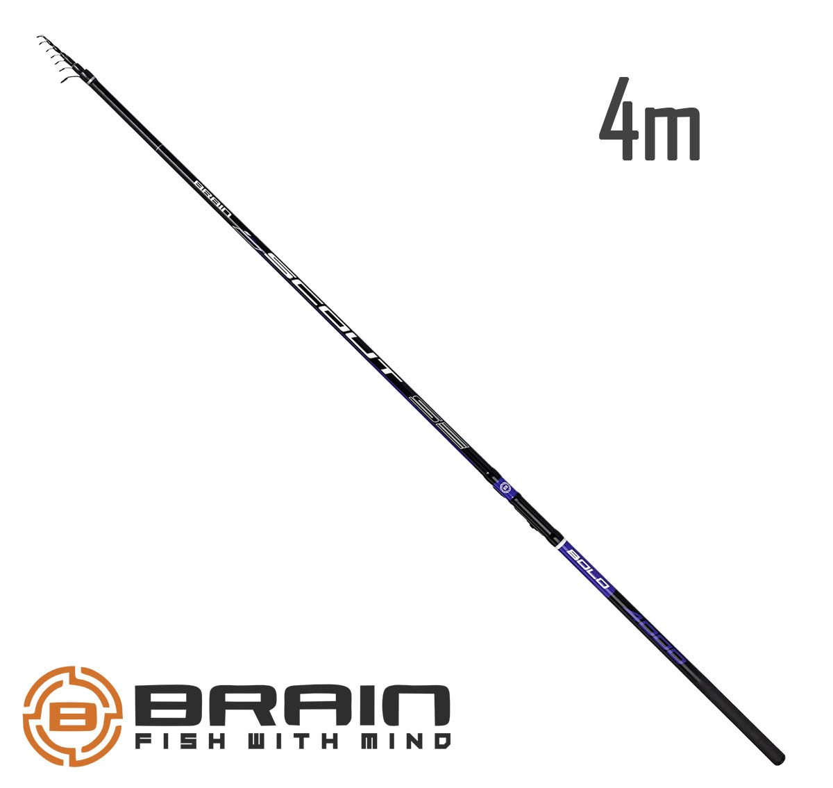 Вудилище болонське Brain Scout SE Bolo 4m 125g. 20-40g., фото 1
