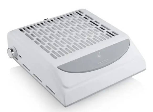 Витяжка для маникюру з НЕРА фільтром BUCOS CYCLONE V2 на 100W Біла +USB, фото 1
