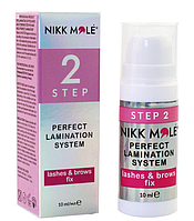 Склад No2 для ламінування брів і вій Nikk Mole Perfect lamination STEP. 10 мл