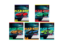 Зошит шкільний учнівський 24 аркуші в клітинку 1 Вересня-Yes GARAGE Зошити шкільні 24 аркуша Зошит для школяра