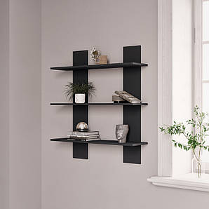 Полиця для книг настінна, настінна полиця для дому з ДСП NP-08