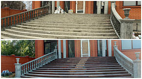 Цоколь, веранды, отмостка и входные группы из гранита (Одесса) 1