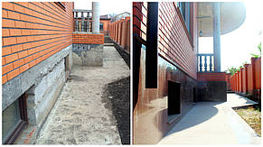 Цоколь, веранды, отмостка и входные группы из гранита (Одесса) 2