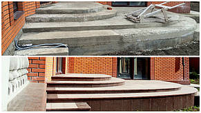 Цоколь, веранды, отмостка и входные группы из гранита (Одесса) 3