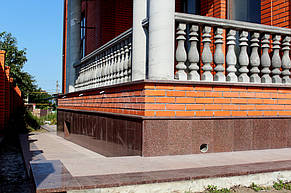 Цоколь, веранды, отмостка и входные группы из гранита (Одесса) 10