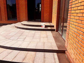 Цоколь, веранды, отмостка и входные группы из гранита (Одесса) 16