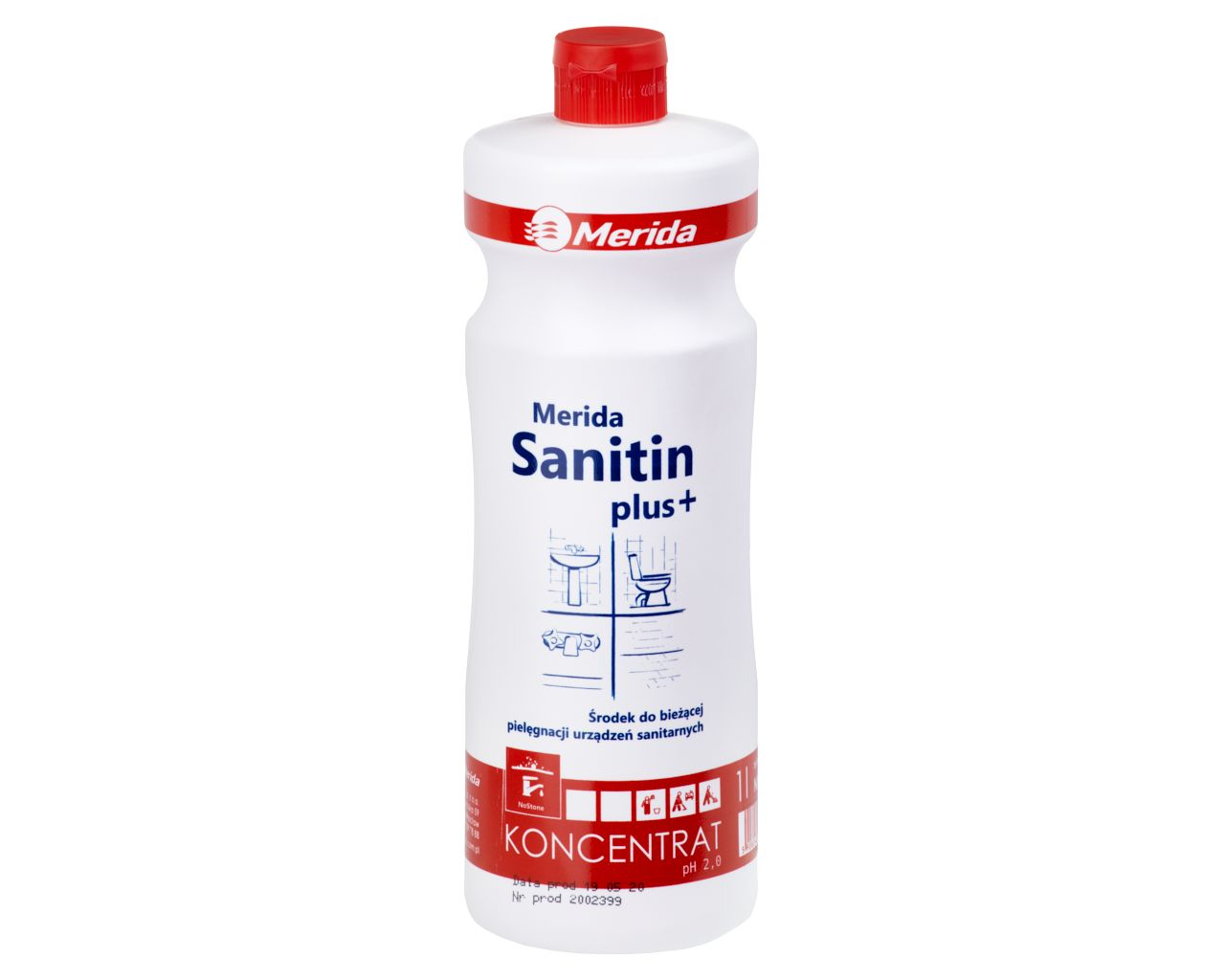 MERIDA SUPER SANITIN PLUS засіб для ретельної очистки сантехніки 1л