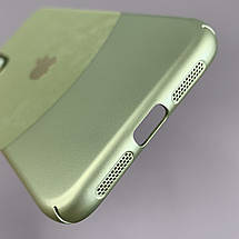 Чохол для Apple iPhone 11 джинсовий чохол з металевою рамкою на телефон айфон 11 салатовий o6u, фото 4