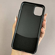 Чохол для Apple iPhone 11 джинсовий чохол з металевою рамкою на телефон айфон 11 чорний o6u, фото 2