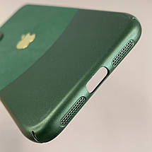 Чохол для Apple iPhone 11 джинсовий чохол з металевою рамкою на телефон айфон 11 темно-зелений o6u, фото 4