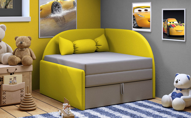 Диван Малютка, крісло ліжко Малютка, кутовий розкладний диван Малютка, міні диванчик Малятко