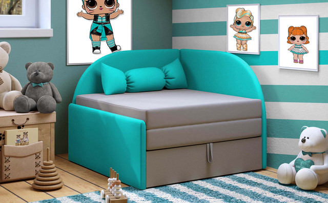 Диван Малютка, крісло ліжко Малютка, кутовий розкладний диван Малютка, міні диванчик Малятко