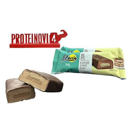 Протеиновые батончики Fit Win 20gr protein bar tiramisu 60gr для ...