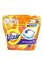 Капсули для прання кольорових речей Vizir Color All in 1 60 шт Італія