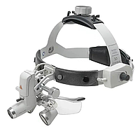 Налобний освітлювач ML 4 LED з лупами 3,5х, 4х, 6х зарядний блок на поясі Heine Медапаратура