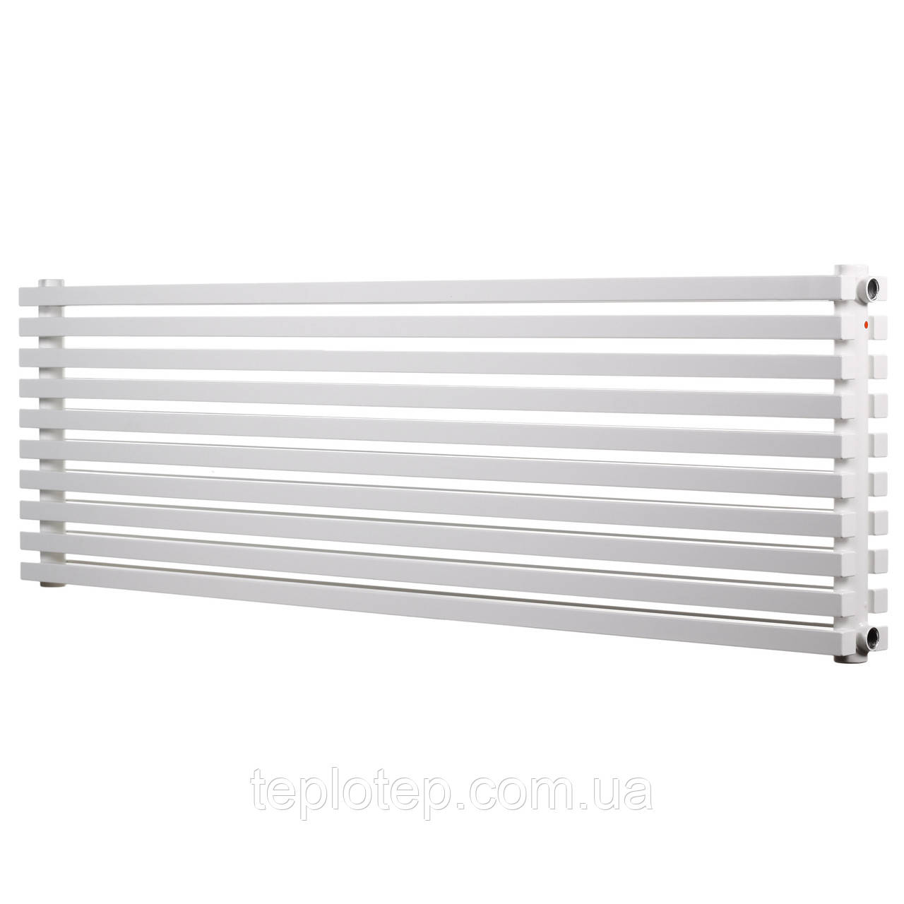 Радіатор трубчастий Quantum H-405 мм, L-1300 мм Betatherm, бокове підключення, фото 1