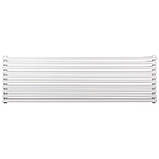 Радіатор трубчастий Quantum H-405 мм, L-1300 мм Betatherm, бокове підключення, фото 2
