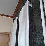 Дизайнерські радіатори Quantum 1 H-1800 мм, L-405 мм з боковим підключенням, фото 8