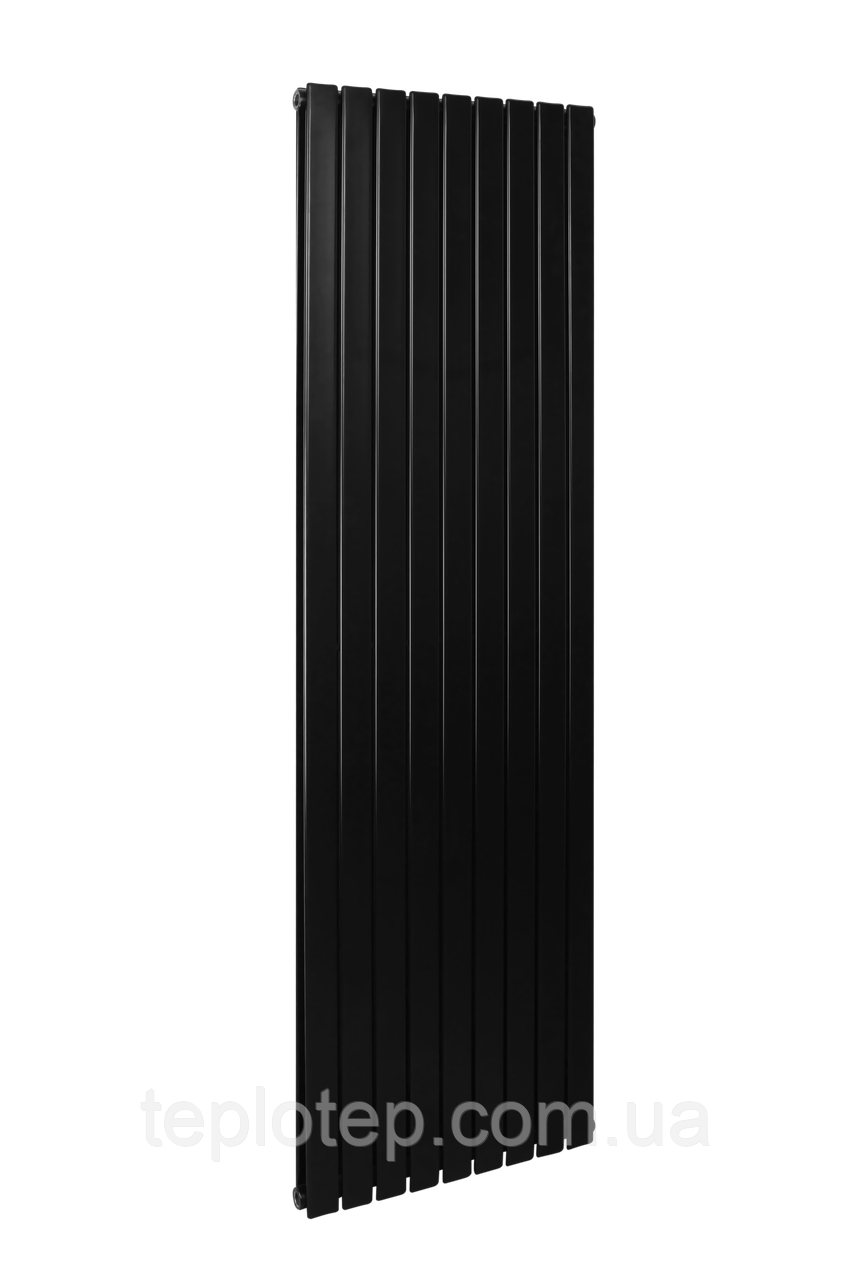 Вертикальний радіатор опалення Betatherm Blende 2 H-2000 мм, L-614 мм RAL 9005M, фото 1