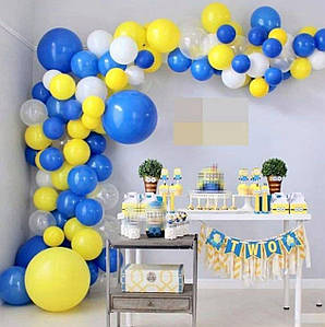 Арка гірлянда з повітряних кульок Вільна | 1 Вересня