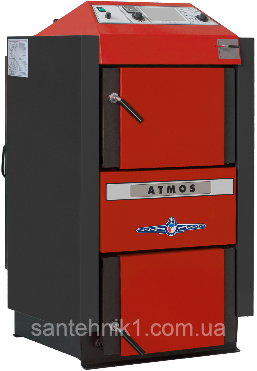 Котел твердопаливний піролізний ATMOS DC 70 S (70кВт)