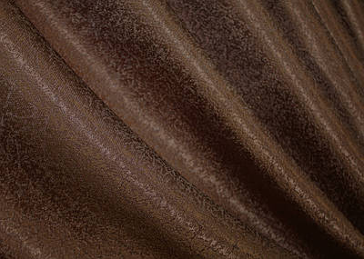 Щільна шторна тканина софт "Люкс". Колір коричневий. Код 1457ш