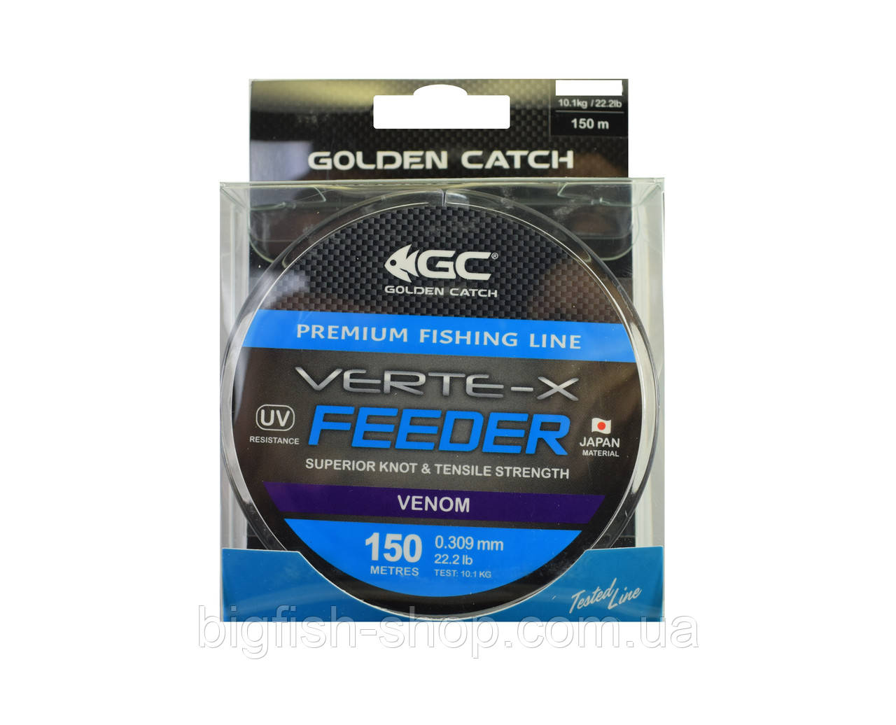 Ліска Golden Catch Verte-X Feeder 0.309 мм. (150 м.)