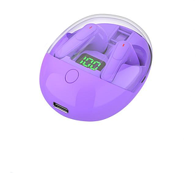 Навушники бездротові TWS Pro One з боксом для заряджання (Purple)-LВR