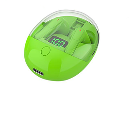 Навушники бездротові TWS Pro One з боксом для заряджання (Green)-LВR