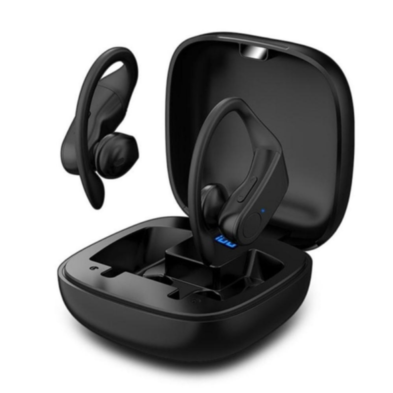 Навушники бездротові TWS B10 з боксом для заряджання (Black)-LВR