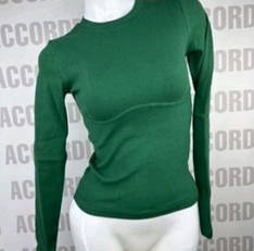 Стильна кофта, лонгслів оздоблена швом під грудьми, кольори в асортименті розмір 38-46