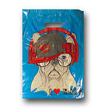 Поліетиленовий пакет з прорізною ручкою розмір 30х37 "Собачка" 50 шт/уп., фото 2