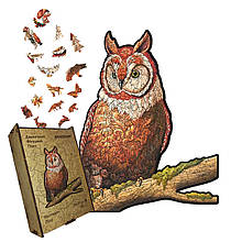 Пазл дерев'яний Наглядач Лісу, А5, Картонна коробка